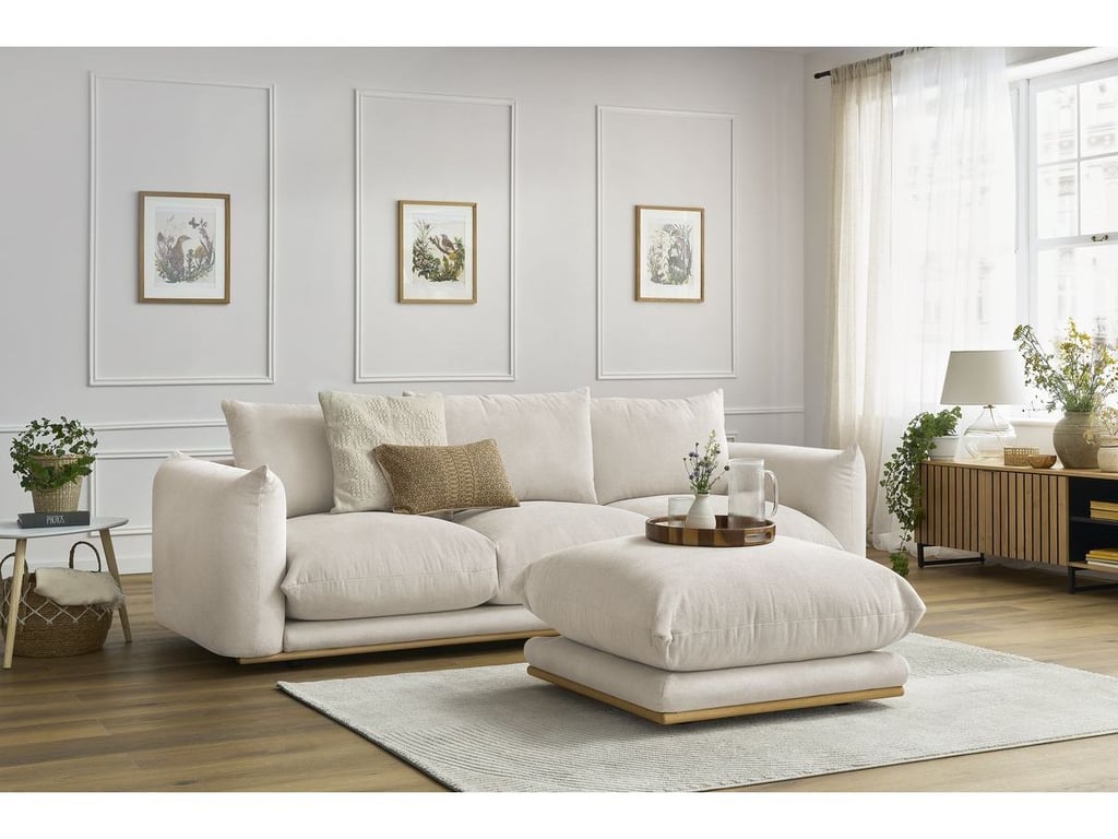 Produit similaire: Ernest canapé droit fixe 3 places beige