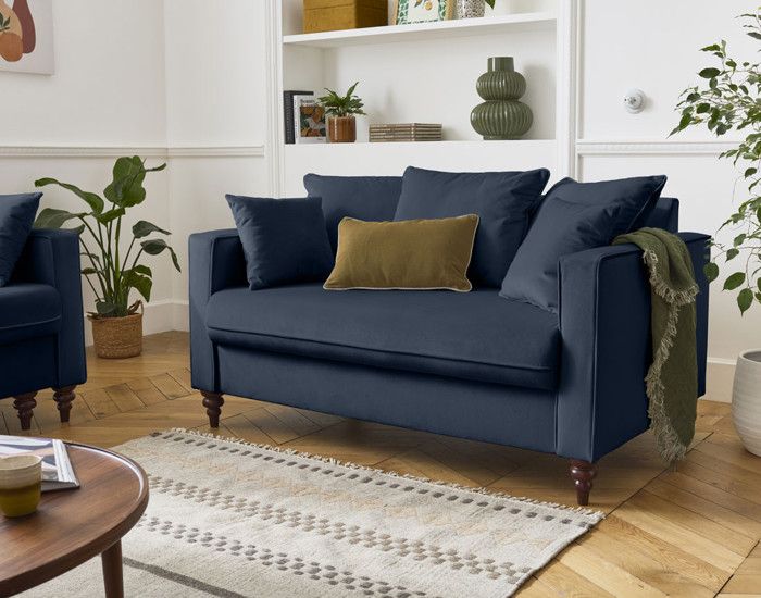 Produit similaire: Flamingo - canapé droit 2 places en velours - Bleu