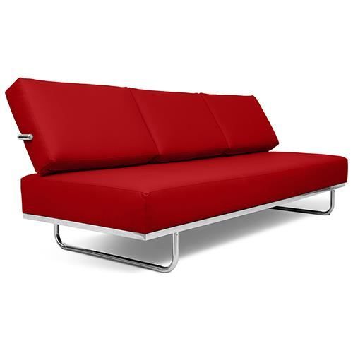 Produit similaire: Canapé-lit style SQUAR - Simili Cuir Rouge 200
