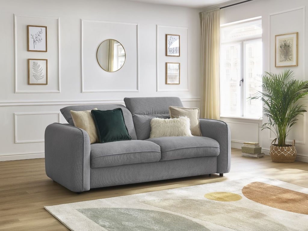 Produit similaire: Achille canapé droit convertible express 3 places gris clair