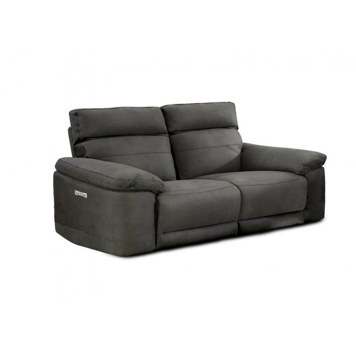 Produit similaire: Canapé relaxation 2.5 places motorisé en tissu gris anthracite - CLARA Meubletmoi