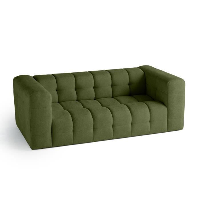 Produit similaire: Canapé 3 places Suzano en tissu texturé vert - LISA DESIGN