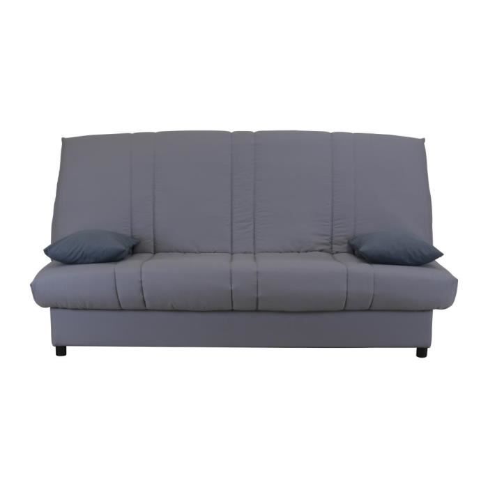Produit similaire: Canapé convertible clic-clac en tissu gris FARWEST III