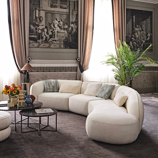Erasmo - Canapé modulable tissu personnalisable