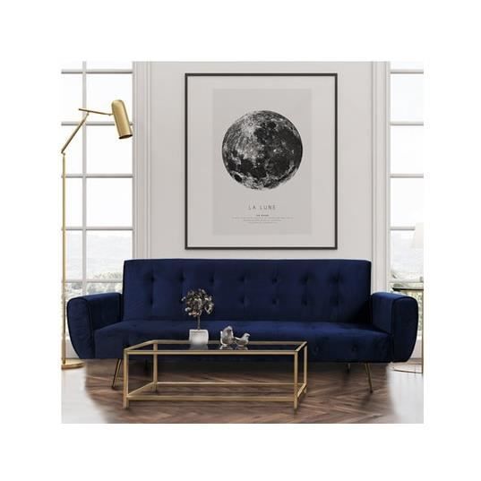 Produit similaire: WEBER INDUSTRIES Canapé lit Odin convertible velours Bleu