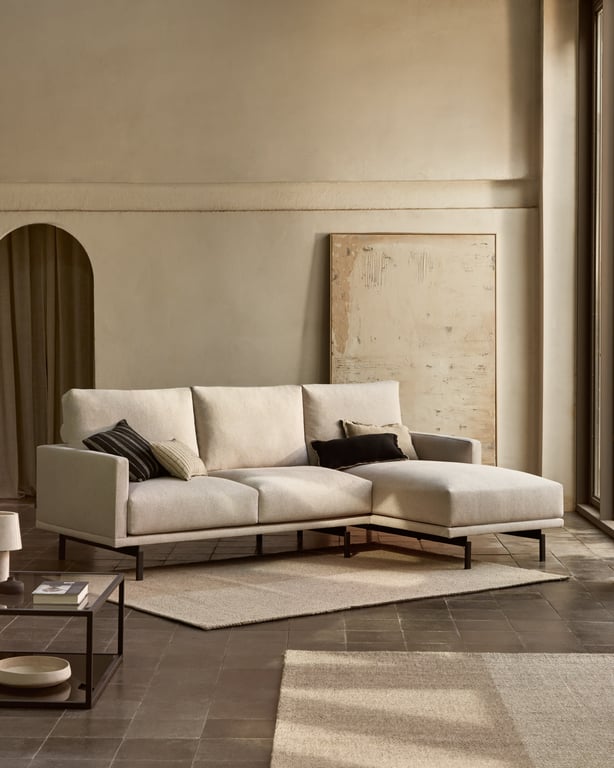 Produit similaire: Galene - Canapé 3 places avec angle droit beige
