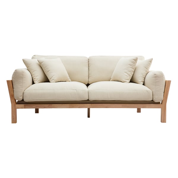 Kyo canapé 3 places tissu naturel