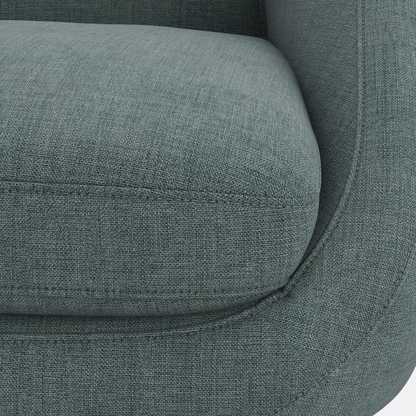 Séméon canapé 3 places polyester vert