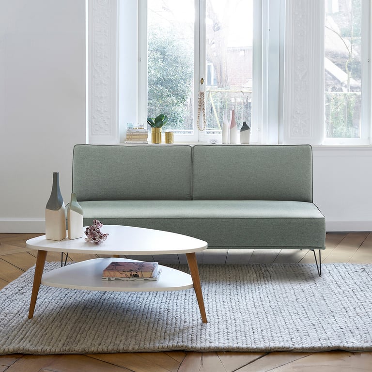 Banquette convertible, polyester, Vees