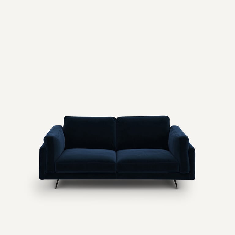 Produit similaire: César canapé 2 places velours bleu