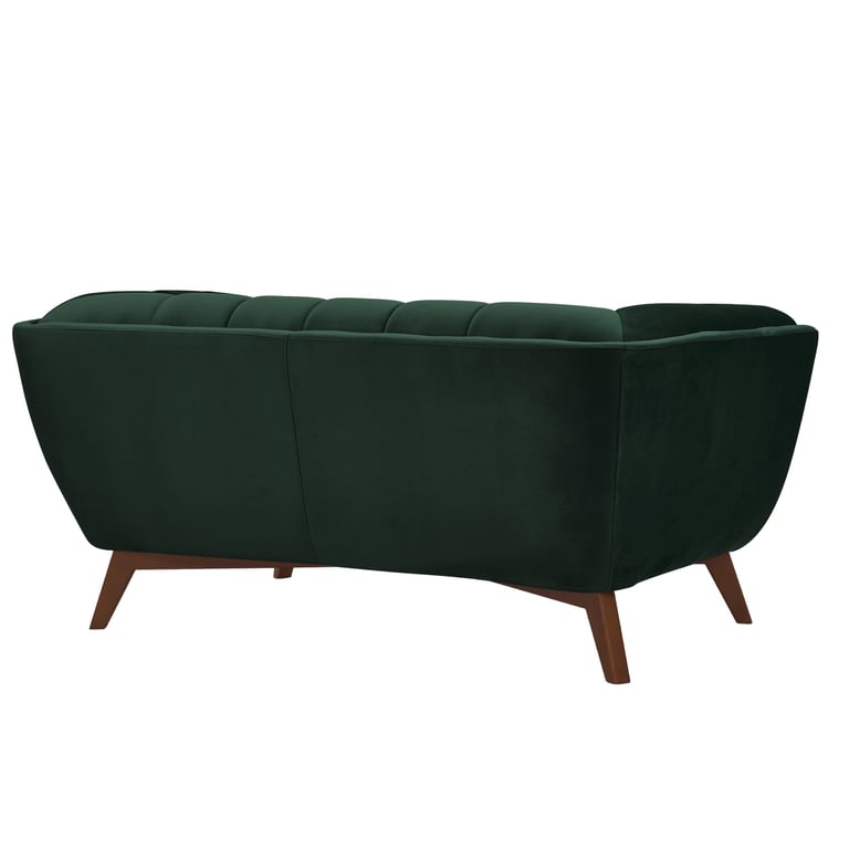 MONA canapé 2 places velours vert - Vue supplémentaire 3