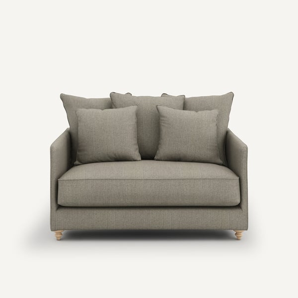 Lazare canapé convertible 2 places tweed beige