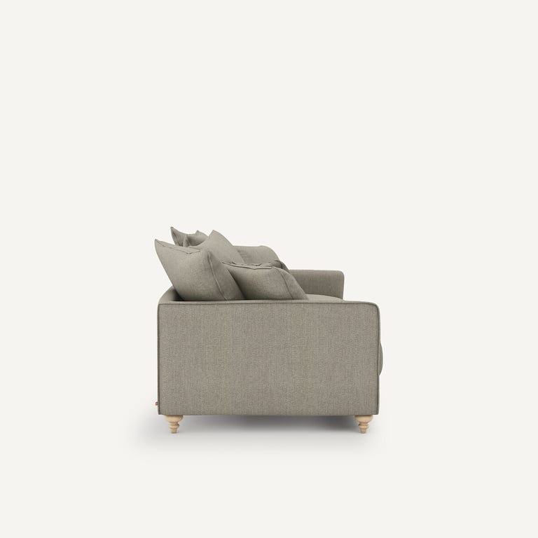 Lazare canapé convertible 3 places convertible tweedé beige - Vue supplémentaire 3