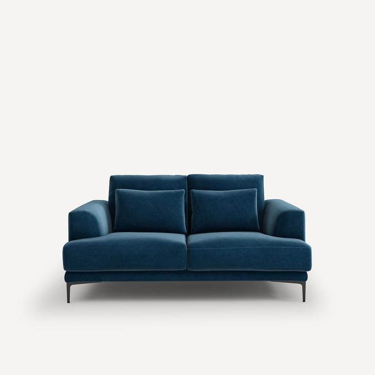 Produit similaire: Marsile canapé 2 places velours bleu