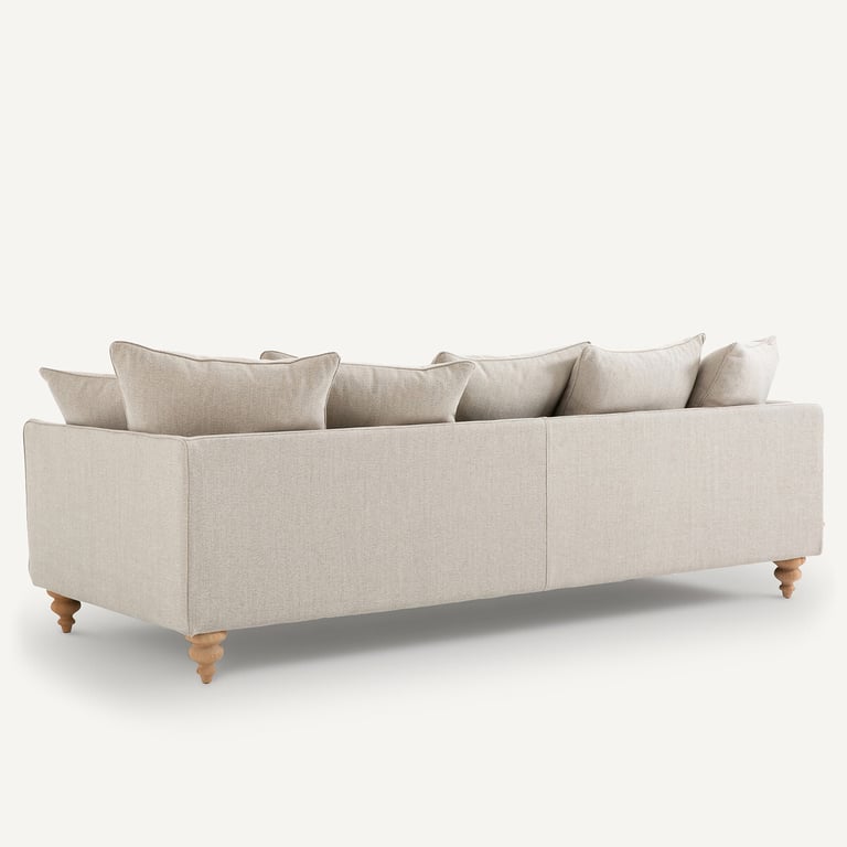 Lazare canapé 3 places tweed beige - Vue supplémentaire 3