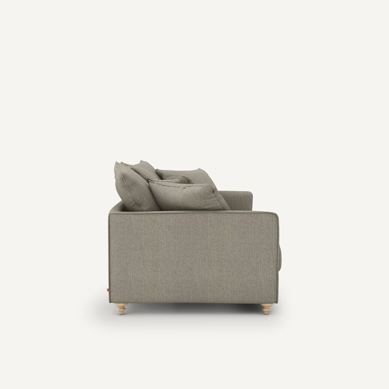 Lazare canapé convertible 2 places convertible tweedé beige - Vue supplémentaire 3