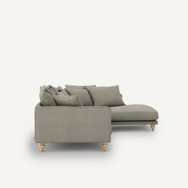 Lazare canapé angle tweedé beige - Vue supplémentaire 3