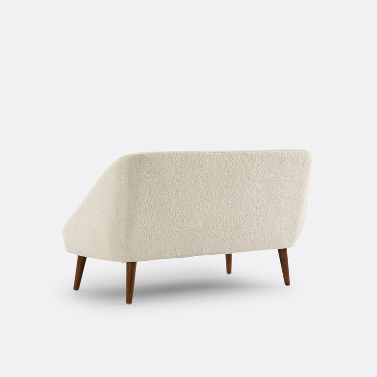 Séméon canapé 2 places bouclette beige - Vue supplémentaire 2