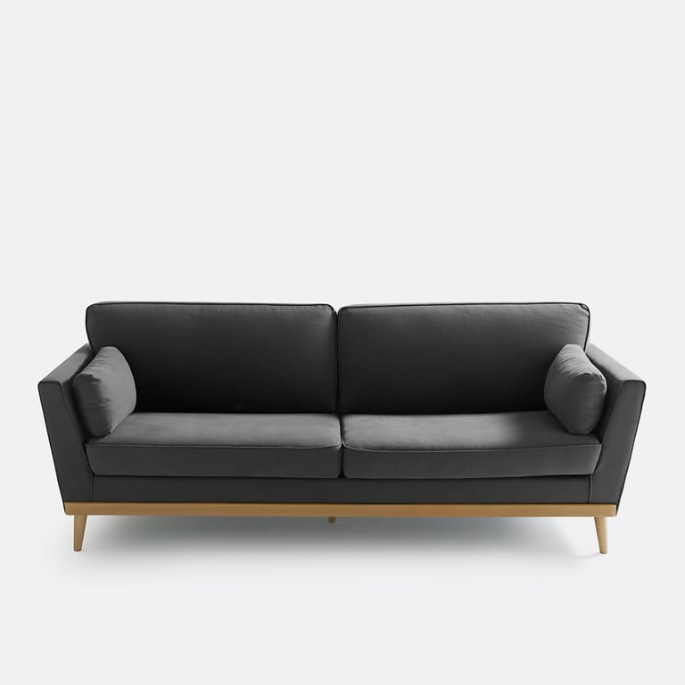 Produit similaire: Tasie canapé 3 places coton/polyester gris