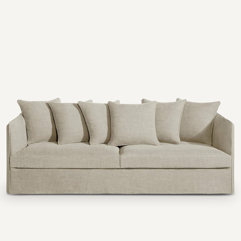 Canapé lin epais stonewashed - Neo Chiquito