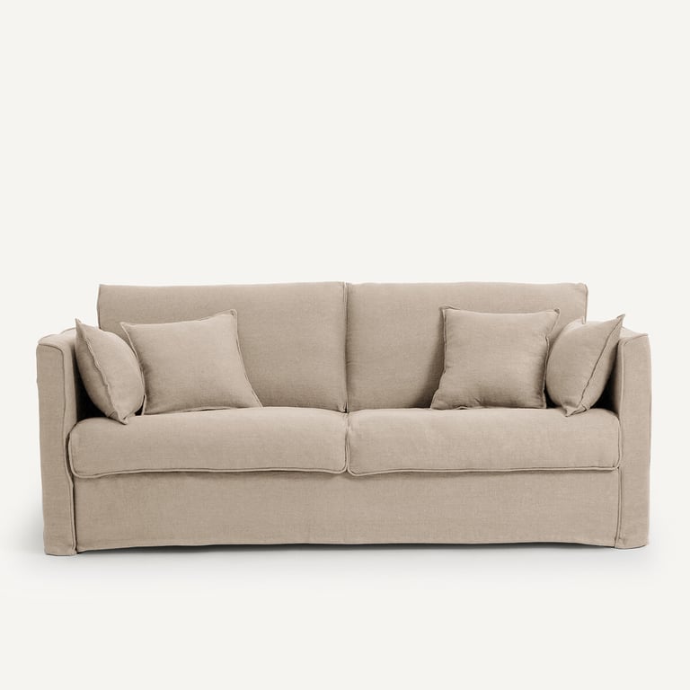 Produit similaire: Camille canapé convertible 3 places lin beige