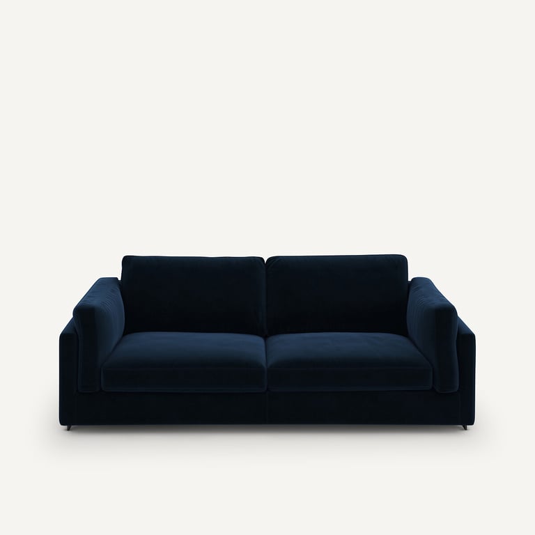 Produit similaire: César canapé convertible 3 places velours bleu