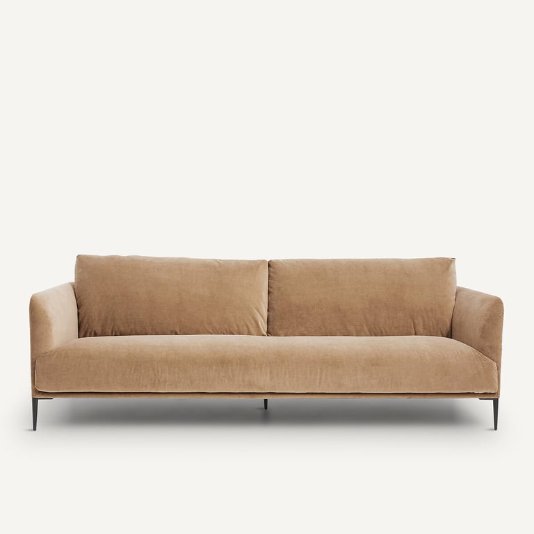 Produit similaire: Oscar canapé 3 places velours beige