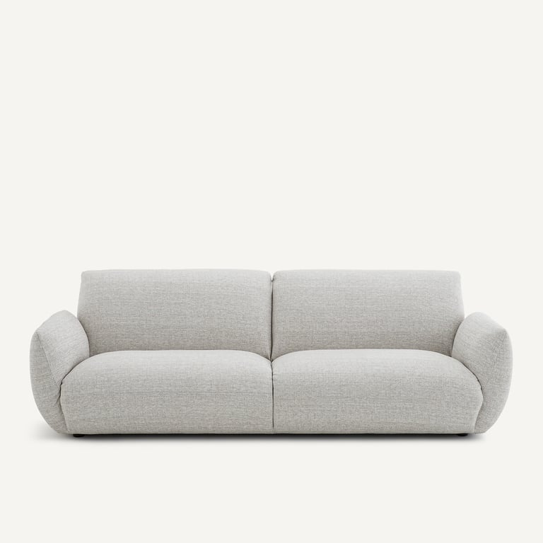 Produit similaire: Spogano canapé 3 places tissu chiné gris