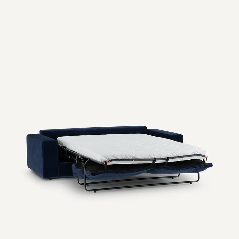 Produit similaire: Skander canapé convertible 3 places velours bleu nuit