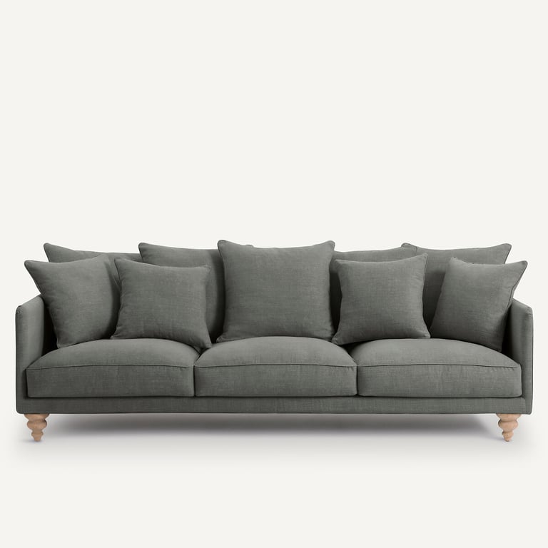 Produit similaire: Lazare canapé 3 places coton lin gris
