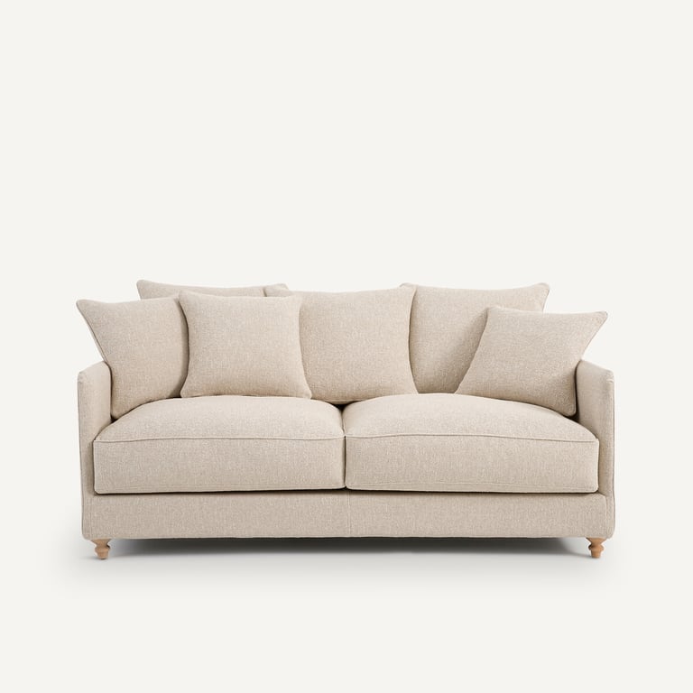 Produit similaire: Lazare canapé convertible 3 places bouclette beige
