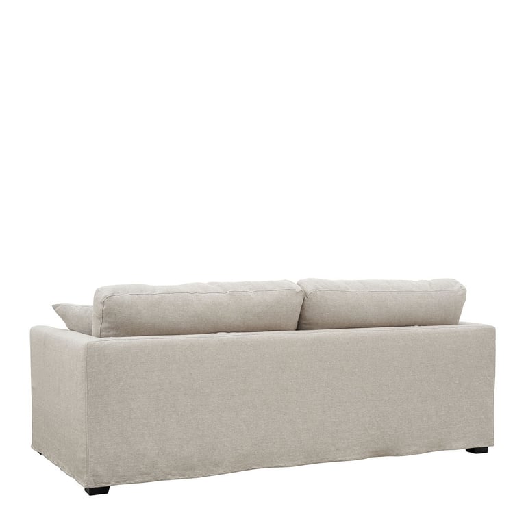 Angie - Canapé lin beige - Vue supplémentaire 3