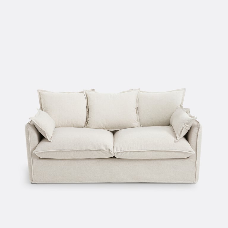 Produit similaire: ODNA canapé convertible 3 places convertible déhoussable en polyester beige