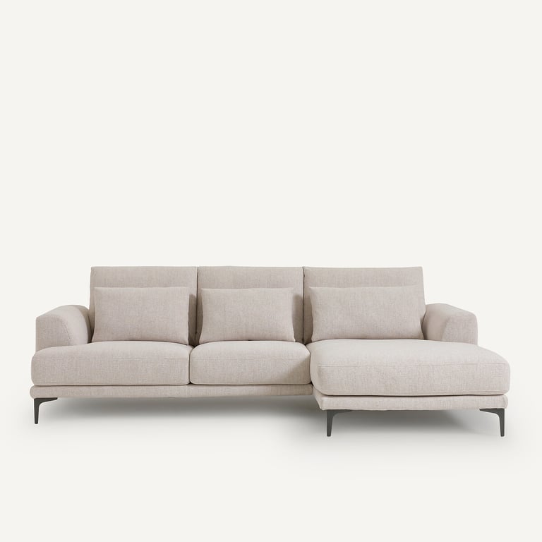 Produit similaire: Marsile canapé d'angle droit 3 places tweedé beige