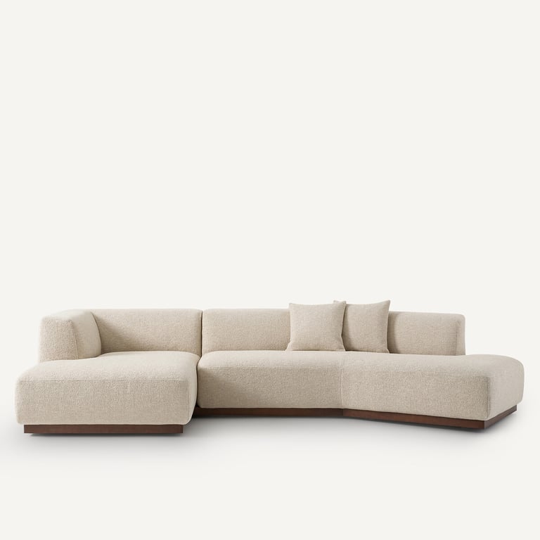 Produit similaire: Jacopo canapé d'angle gauche 4 places bouclette beige