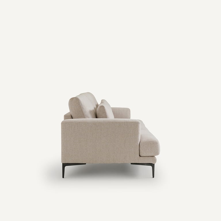 Marsile canapé 4 places tweed beige - Vue supplémentaire 2