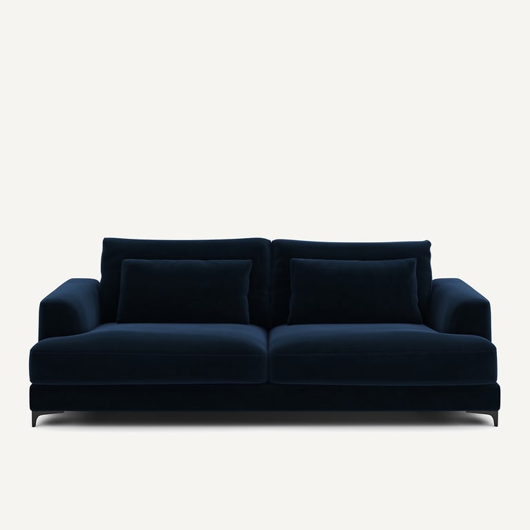 Produit similaire: Marsile canapé convertible 4 places velours bleu