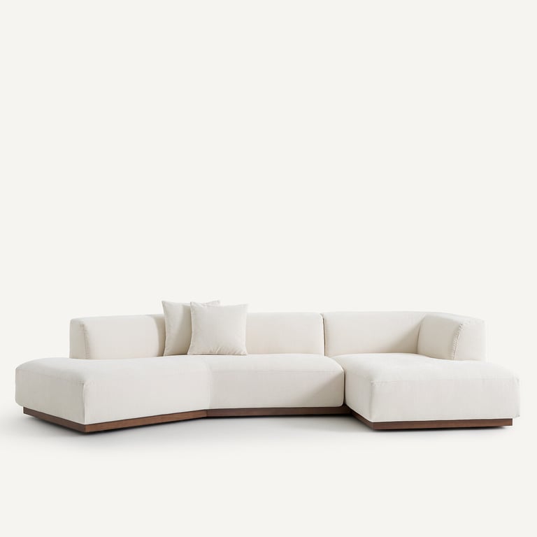 Produit similaire: Jacopo canapé d'angle droit 4 places chenille blanc