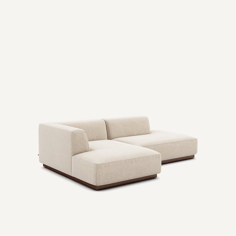 Produit similaire: Jacopo canapé d'angle fixe 4 places toile chinée ivoire