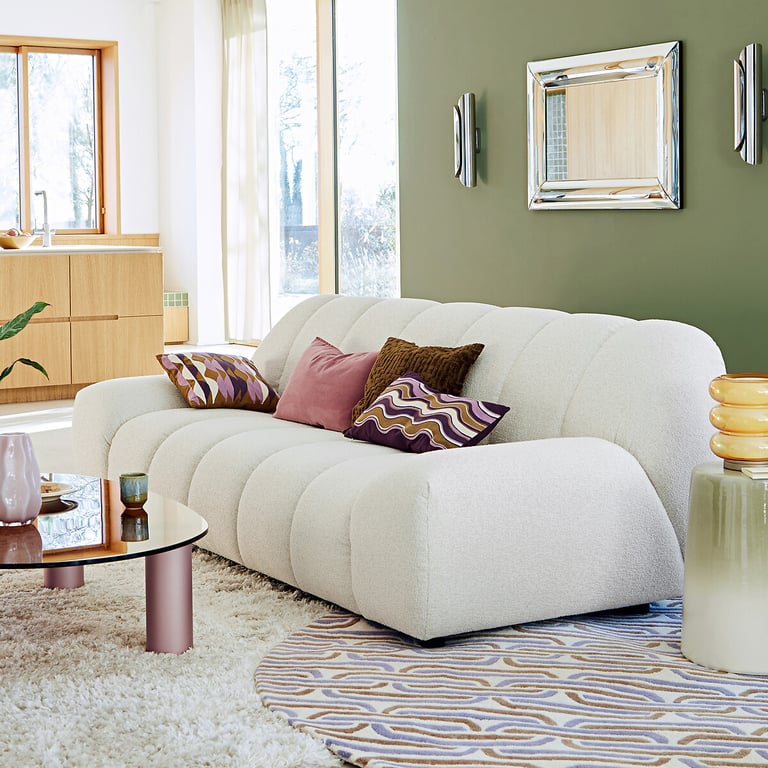 Produit similaire: Nuria canapé 4 places bouclette épaisse beige