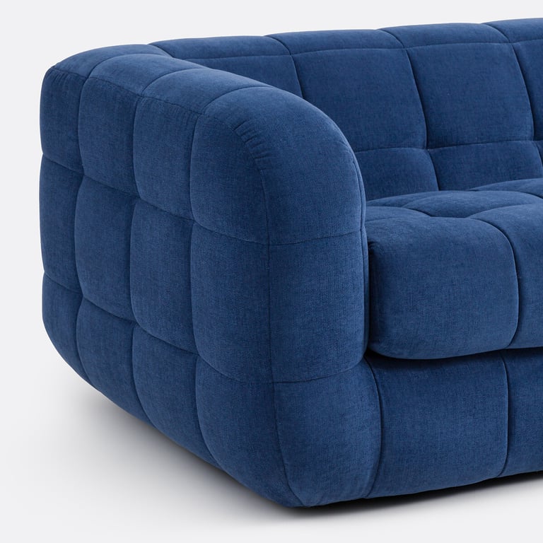 Produit similaire: Pieta canapé 2 places tissu polyester bleu