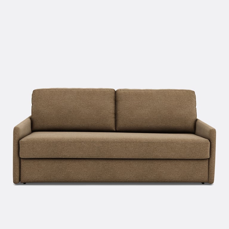 Produit similaire: Marta canapé convertible 3 places tissu chiné marron