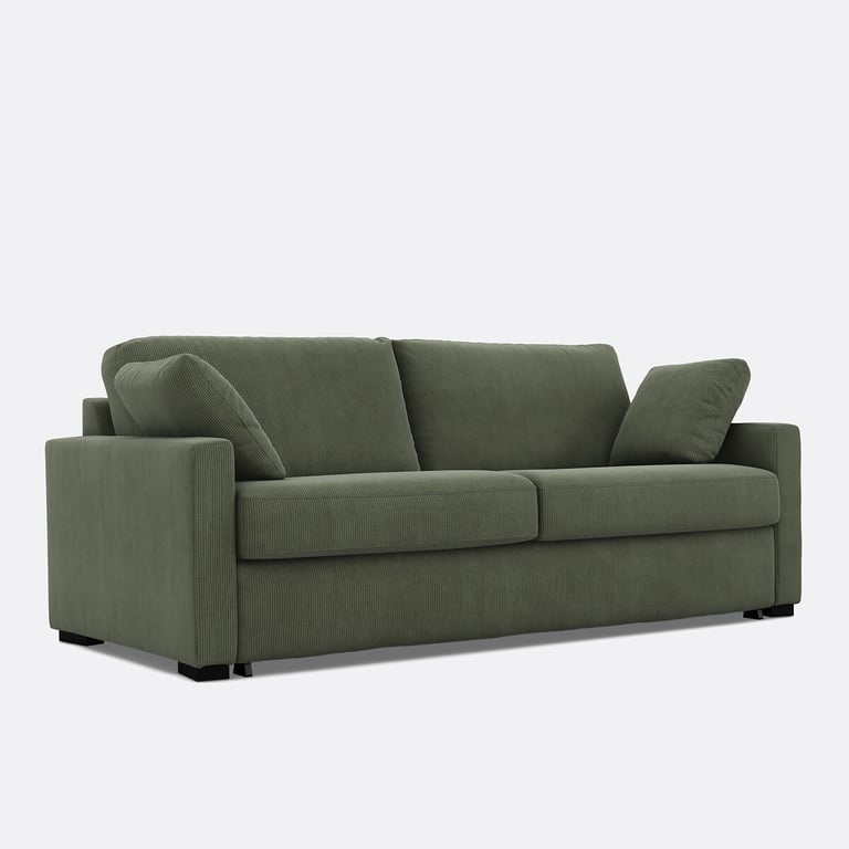 Produit similaire: Timor canapé convertible 2 places velours côtelé vert