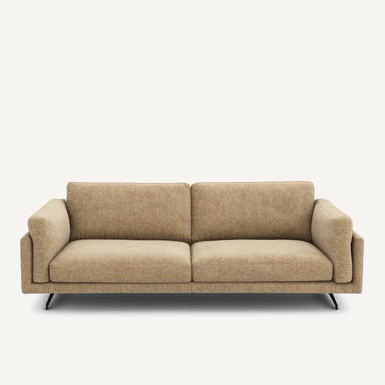 Produit similaire: César canapé 3 places tissu coton armuré beige