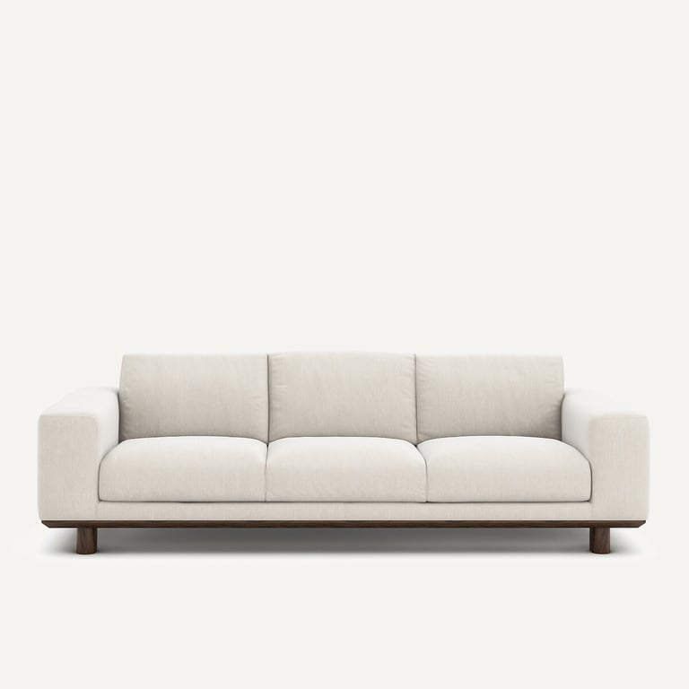 Produit similaire: Cerea canapé 3 places velours chenille blanc