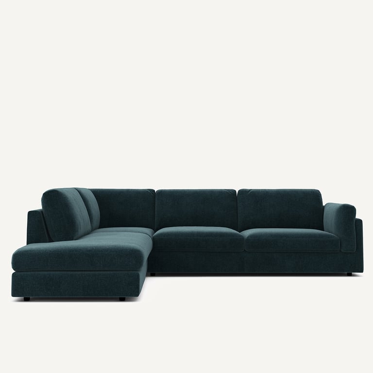 Produit similaire: César canapé d'angle convertible 4 places velours chenille vert