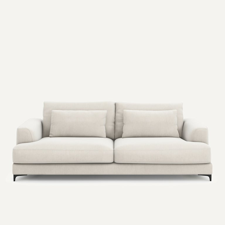 Produit similaire: Marsile canapé convertible 4 places velours chenille blanc