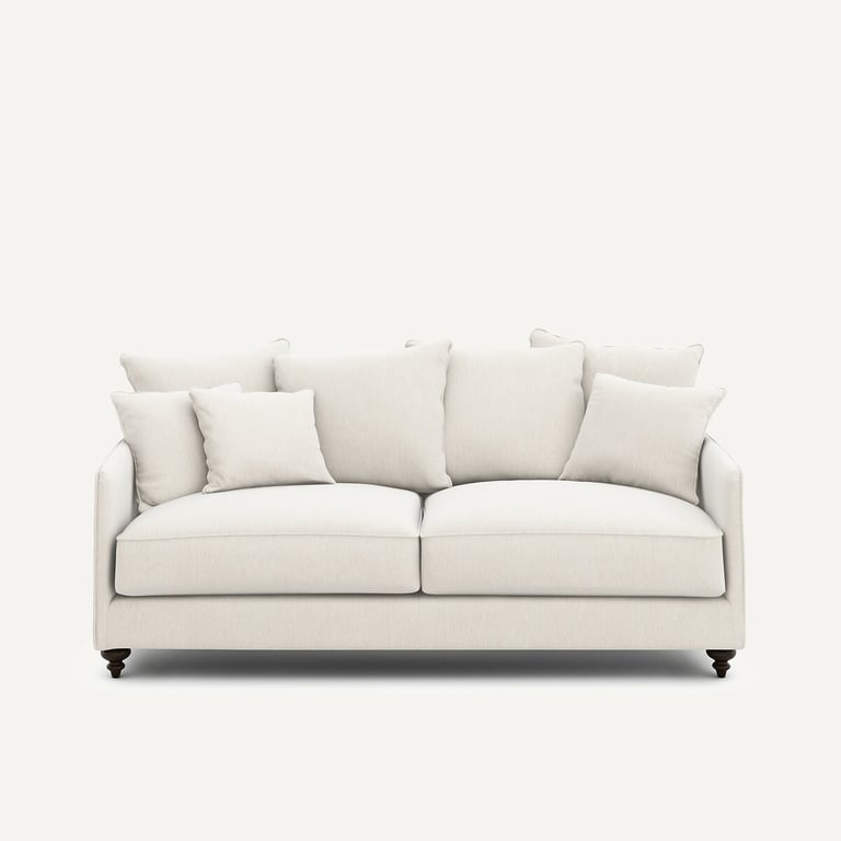 Produit similaire: Lazare canapé convertible 3 places velours chenillé blanc
