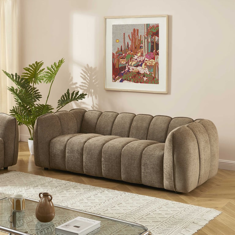 Produit similaire: Matilda - Canapé 3 places chenille beige