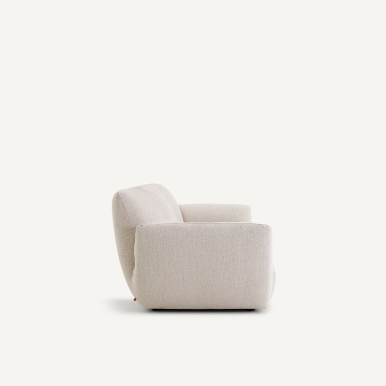 SPOGANO canapé 3 places en tweedé beige - Vue supplémentaire 2
